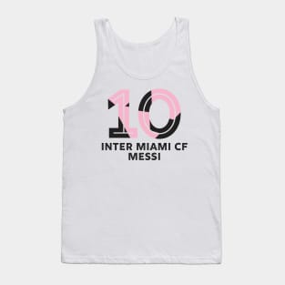 Lionel Messi Miami 10 Soccer Tank Top